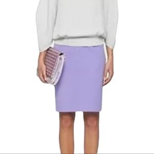 Diane Von Furstenberg Lilac Pencil Skirt